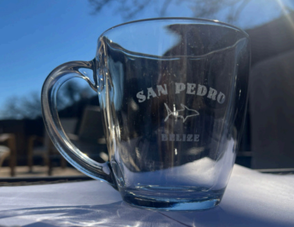 15oz Glass Coffee Mug
