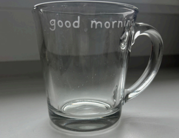 13.5oz Glass Coffee Mug